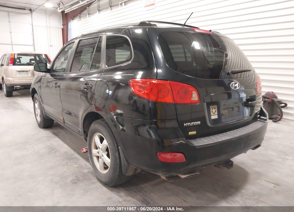 2007 HYUNDAI SANTA FE GLS VIN: KM8SG73D87U146401