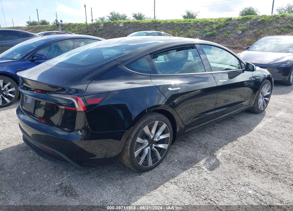 2024 TESLA MODEL 3 REAR-WHEEL DRIVE VIN: 5YJ3E1EA7RF749379