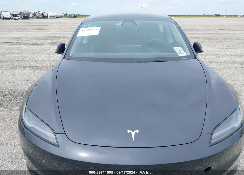 2024 TESLA MODEL 3 REAR-WHEEL DRIVE VIN: 5YJ3E1EA7RF751049