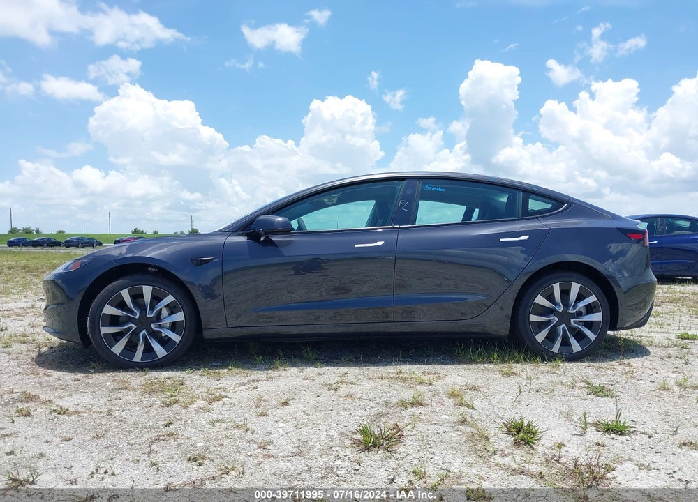 2024 TESLA MODEL 3 REAR-WHEEL DRIVE VIN: 5YJ3E1EA7RF751049