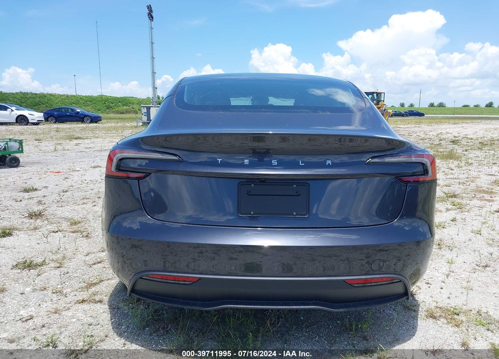 2024 TESLA MODEL 3 REAR-WHEEL DRIVE VIN: 5YJ3E1EA7RF751049