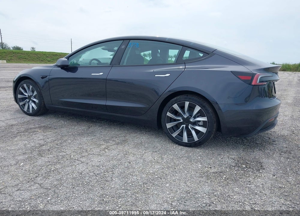2024 TESLA MODEL 3 REAR-WHEEL DRIVE VIN: 5YJ3E1EA7RF751049