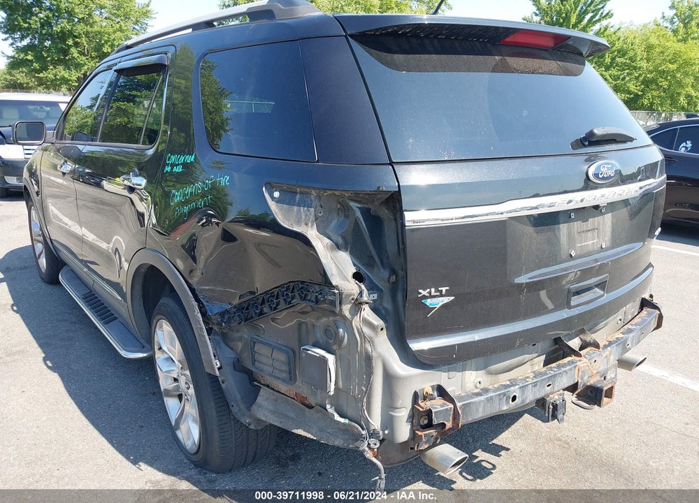 2013 FORD EXPLORER XLT VIN: 1FM5K8D85DGB31237
