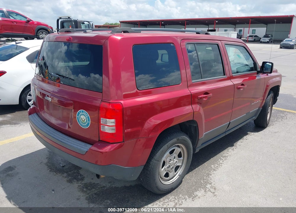 2016 JEEP PATRIOT SPORT VIN: 1C4NJPBA7GD524945