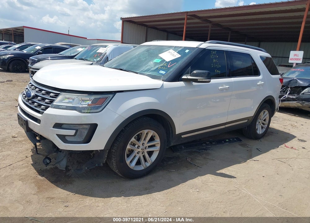 2016 FORD EXPLORER XLT VIN: 1FM5K7D87GGC58036
