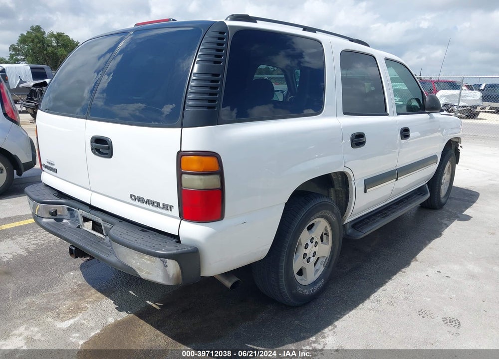 2004 CHEVROLET TAHOE LS VIN: 1GNEK13ZX4R193184