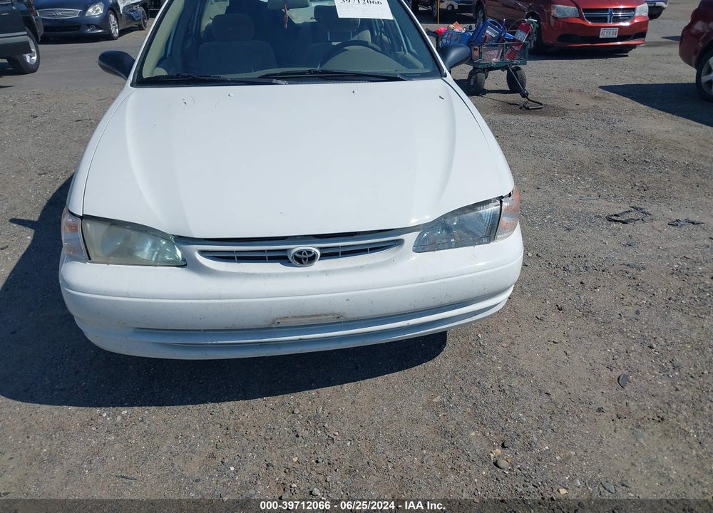 2000 TOYOTA COROLLA CE VIN: 2T1BR12E2YC283256