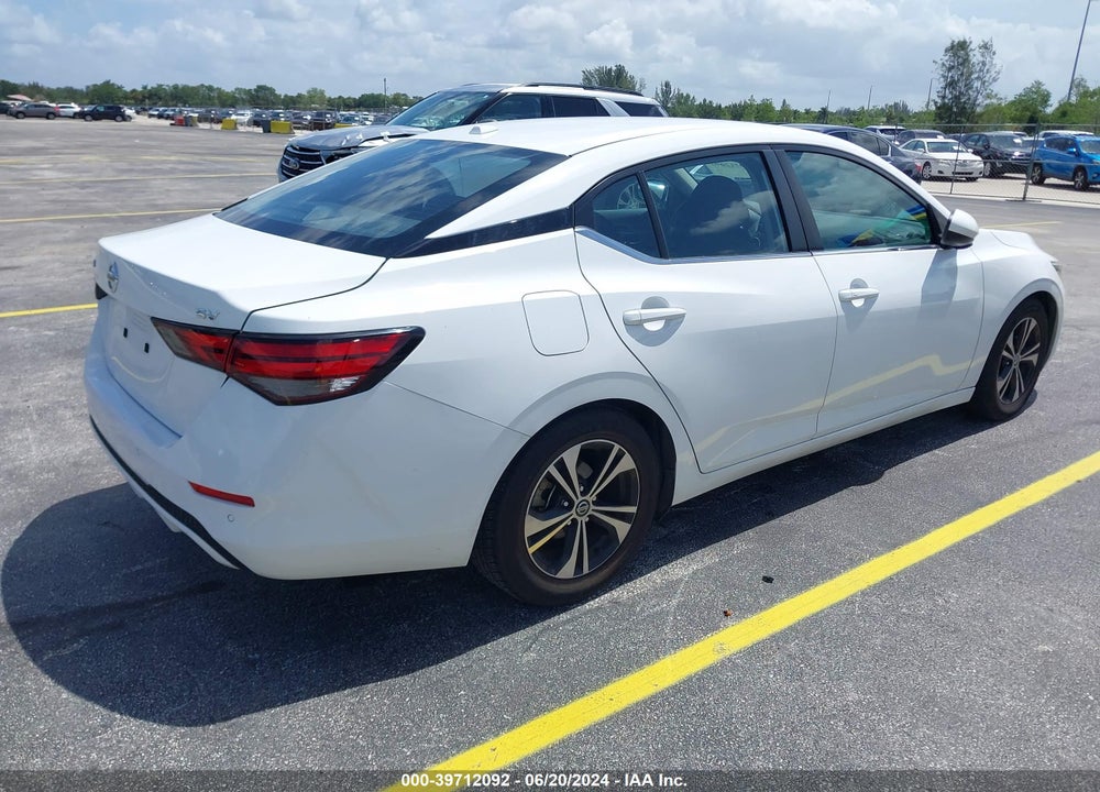 2021 NISSAN SENTRA SV XTRONIC CVT VIN: 3N1AB8CV4MY284834