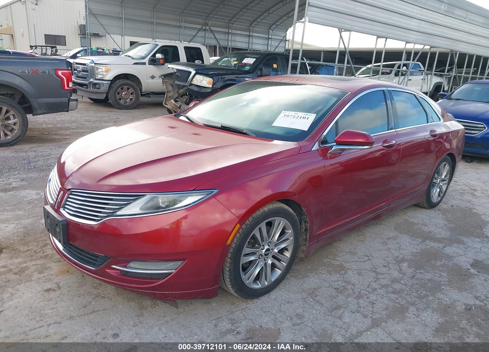 2014 LINCOLN MKZ VIN: 3LN6L2G91ER818454
