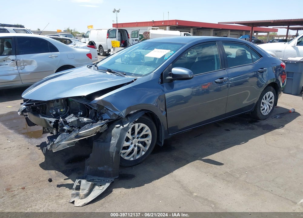 2019 TOYOTA COROLLA LE VIN: 2T1BURHE5KC196429