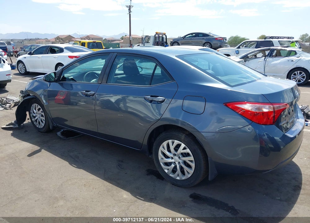 2019 TOYOTA COROLLA LE VIN: 2T1BURHE5KC196429