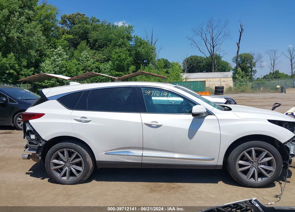 2021 ACURA RDX TECHNOLOGY PACKAGE VIN: 5J8TC2H58ML022513