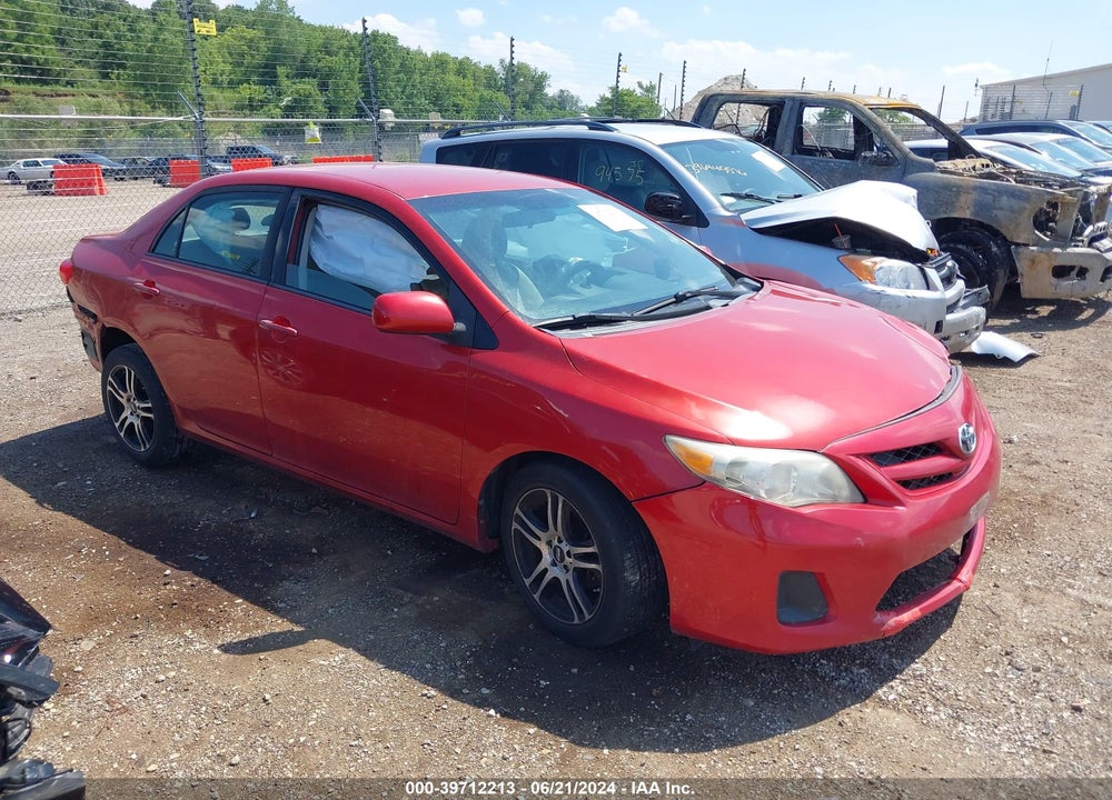 2012 TOYOTA COROLLA LE VIN: 5YFBU4EE3CP038390