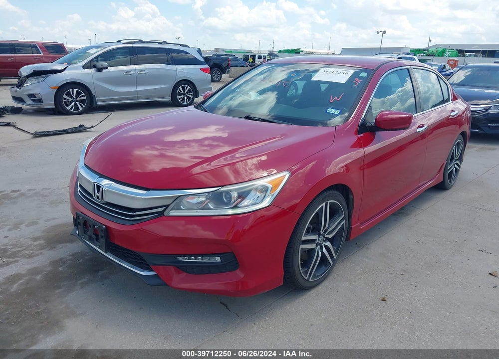 2017 HONDA ACCORD SPORT VIN: 1HGCR2F57HA266513