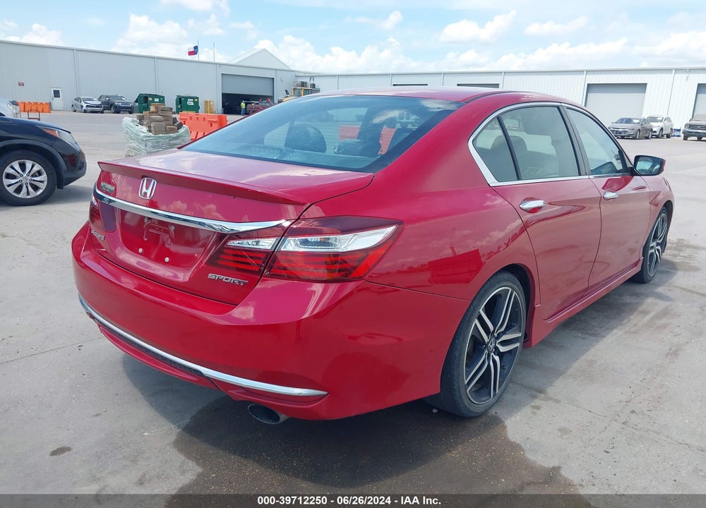 2017 HONDA ACCORD SPORT VIN: 1HGCR2F57HA266513