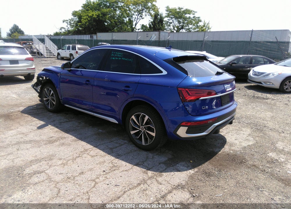 2021 AUDI Q5 SPORTBACK PREMIUM PLUS 45 TFSI QUATTRO S TRONIC VIN: WA15AAFY2M2132445
