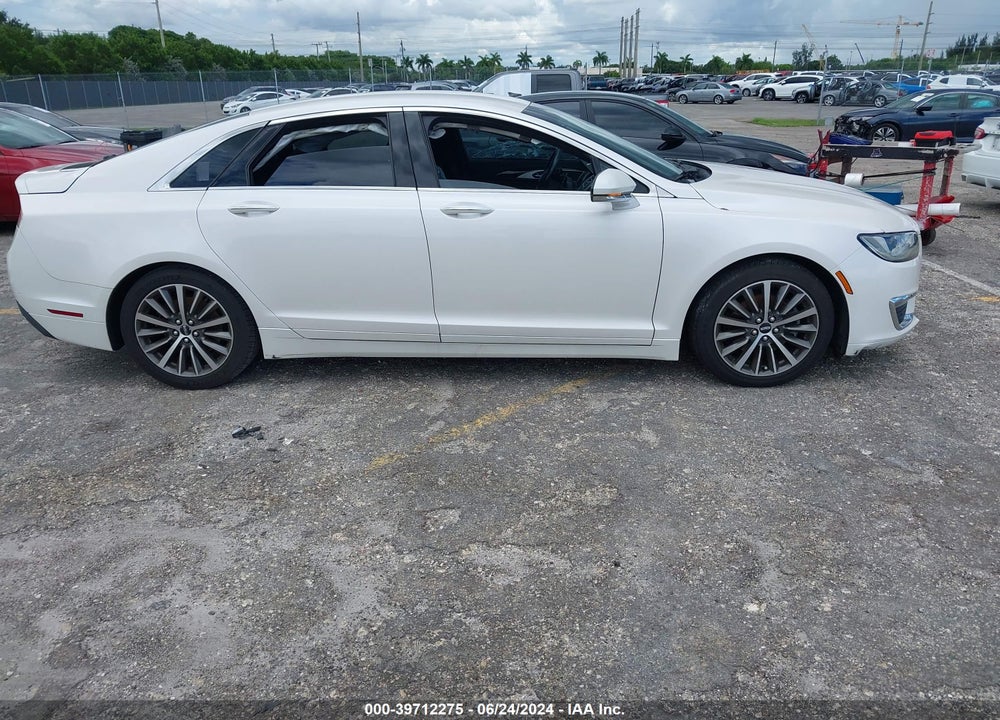 2017 LINCOLN MKZ SELECT VIN: 3LN6L5C96HR654873
