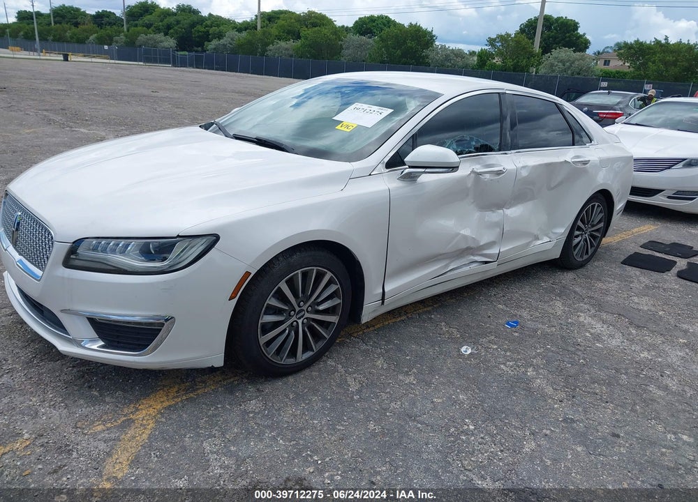 2017 LINCOLN MKZ SELECT VIN: 3LN6L5C96HR654873