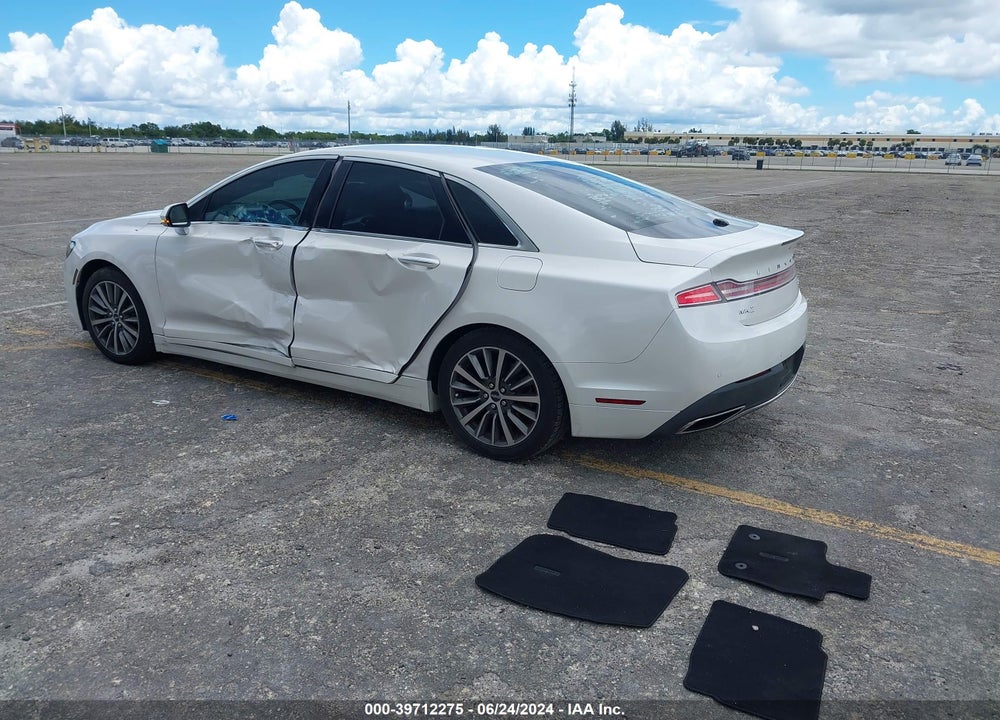 2017 LINCOLN MKZ SELECT VIN: 3LN6L5C96HR654873