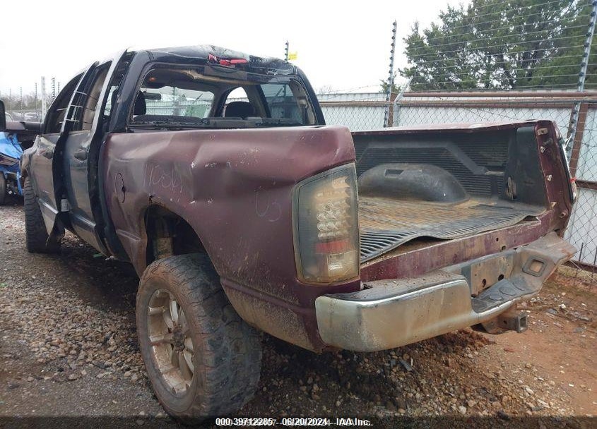 2003 DODGE RAM 2500 SLT/LARAMIE/ST VIN: 3D7KU28C63G820323