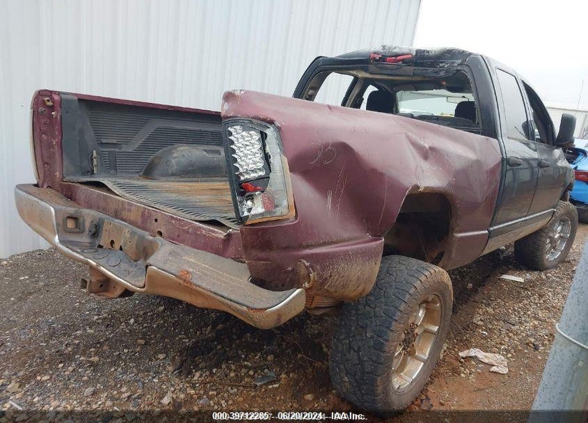 2003 DODGE RAM 2500 SLT/LARAMIE/ST VIN: 3D7KU28C63G820323