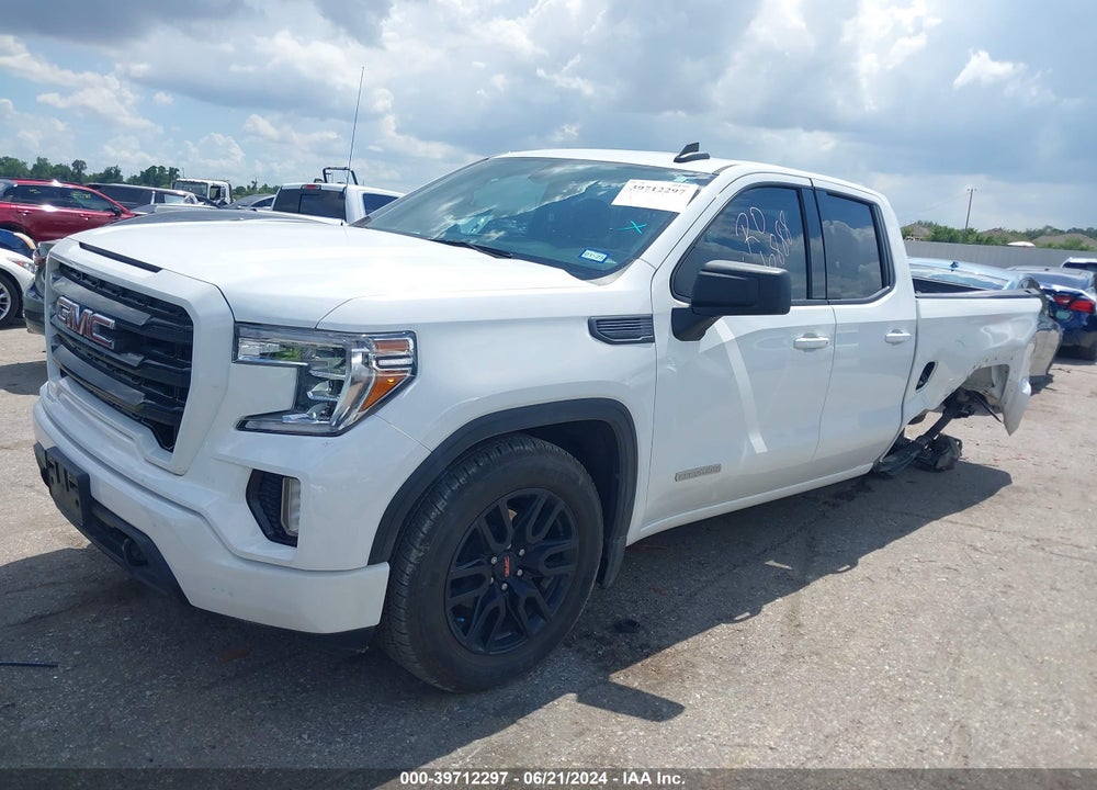 2022 GMC SIERRA 1500 LIMITED 2WD DOUBLE CAB STANDARD BOX ELEVATION VIN: 1GTR8CEK8NZ147455