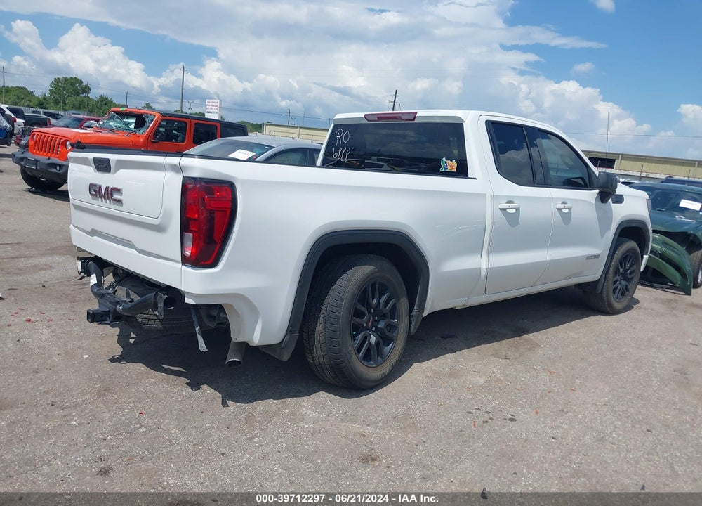 2022 GMC SIERRA 1500 LIMITED 2WD DOUBLE CAB STANDARD BOX ELEVATION VIN: 1GTR8CEK8NZ147455