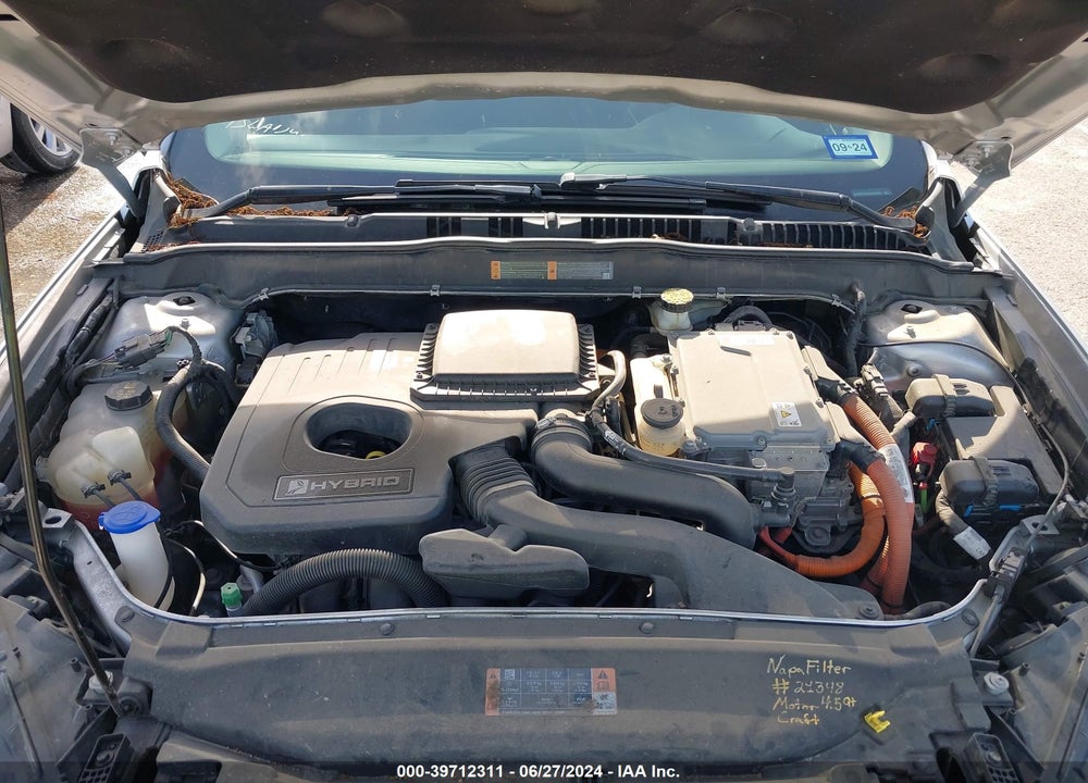 2017 FORD FUSION HYBRID SE VIN: 3FA6P0LU3HR380666