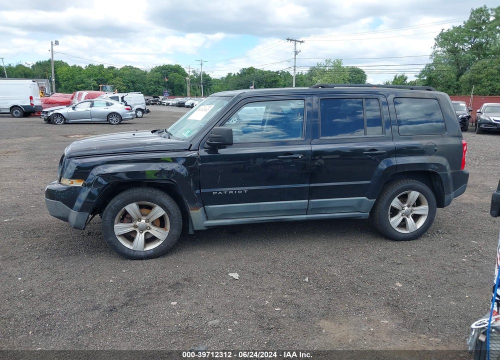 2012 JEEP PATRIOT LATITUDE VIN: 1C4NJRFBXCD505198