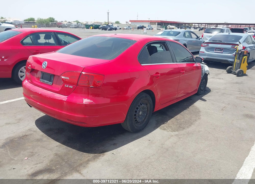 2013 VOLKSWAGEN JETTA 2.5L SE VIN: 3VWDP7AJ1DM377384