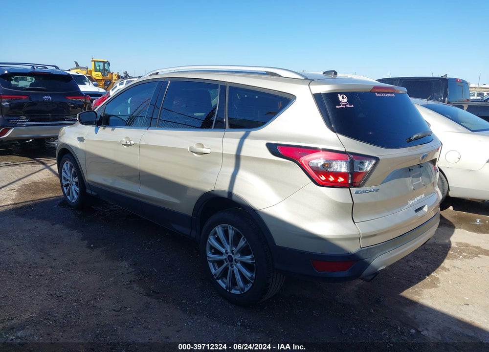 2017 FORD ESCAPE TITANIUM VIN: 1FMCU0JD3HUE71305