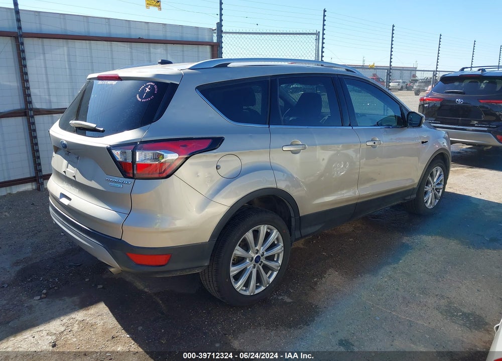 2017 FORD ESCAPE TITANIUM VIN: 1FMCU0JD3HUE71305