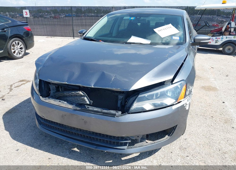 2013 VOLKSWAGEN PASSAT 2.5L S VIN: 1VWAP7A36DC095585
