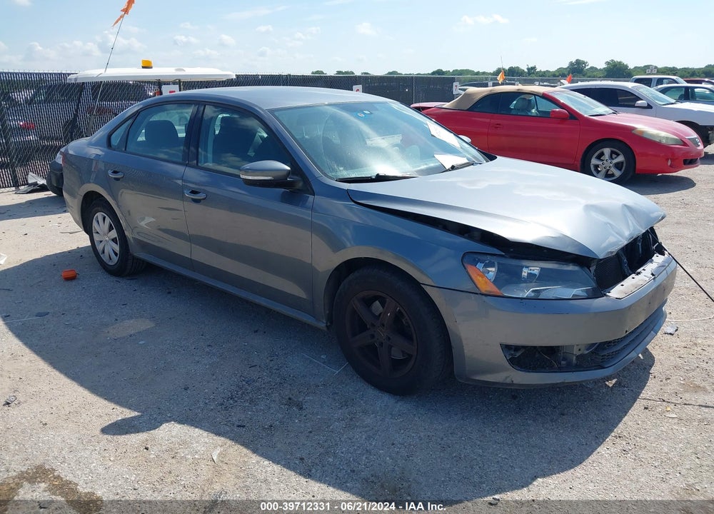 2013 VOLKSWAGEN PASSAT 2.5L S VIN: 1VWAP7A36DC095585
