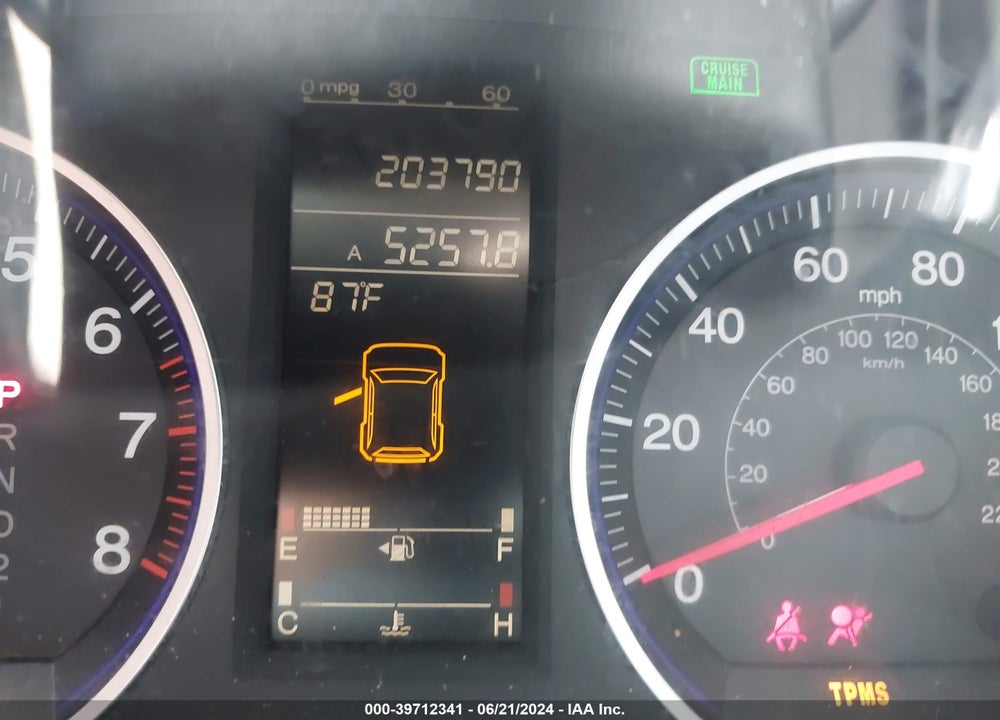 2007 HONDA CR-V EX VIN: JHLRE38507C008900