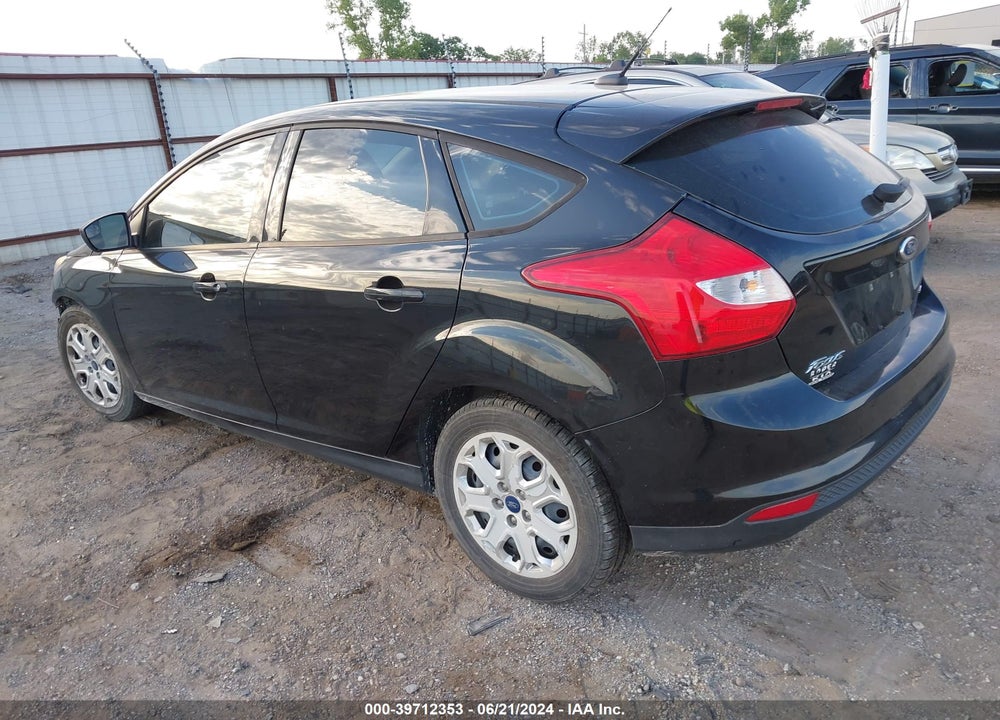 2012 FORD FOCUS SE VIN: 1FAHP3K2XCL284406