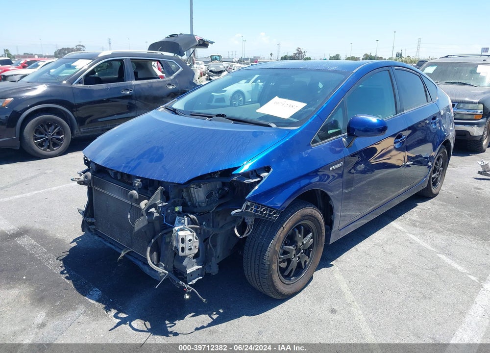 2011 TOYOTA PRIUS THREE VIN: JTDKN3DUXB0255895