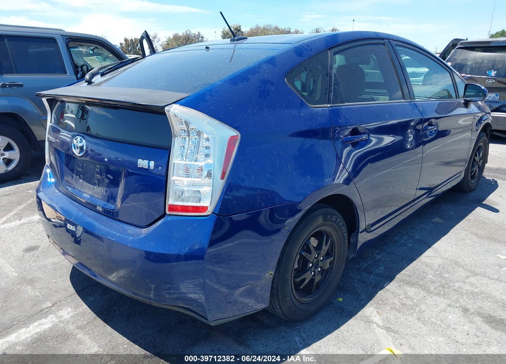 2011 TOYOTA PRIUS THREE VIN: JTDKN3DUXB0255895
