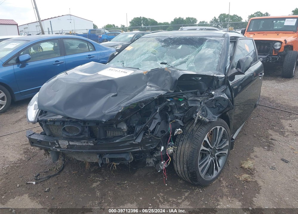 2016 HYUNDAI VELOSTER TURBO VIN: KMHTC6AE4GU249515
