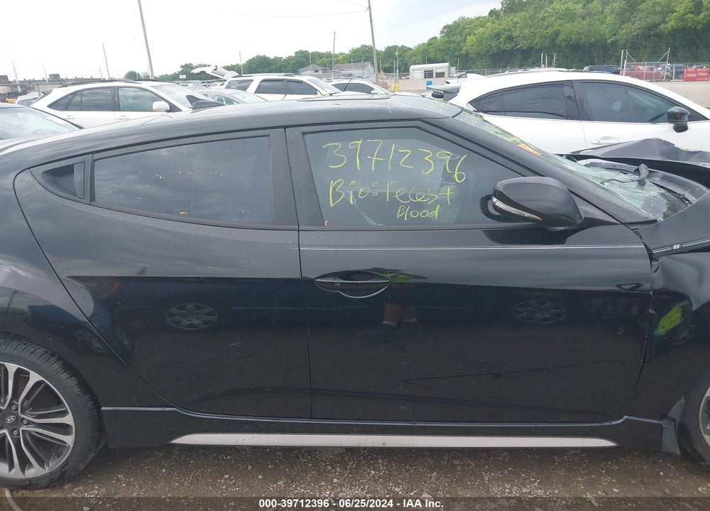 2016 HYUNDAI VELOSTER TURBO VIN: KMHTC6AE4GU249515