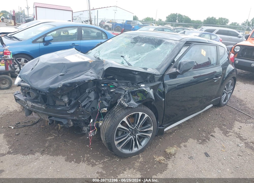 2016 HYUNDAI VELOSTER TURBO VIN: KMHTC6AE4GU249515