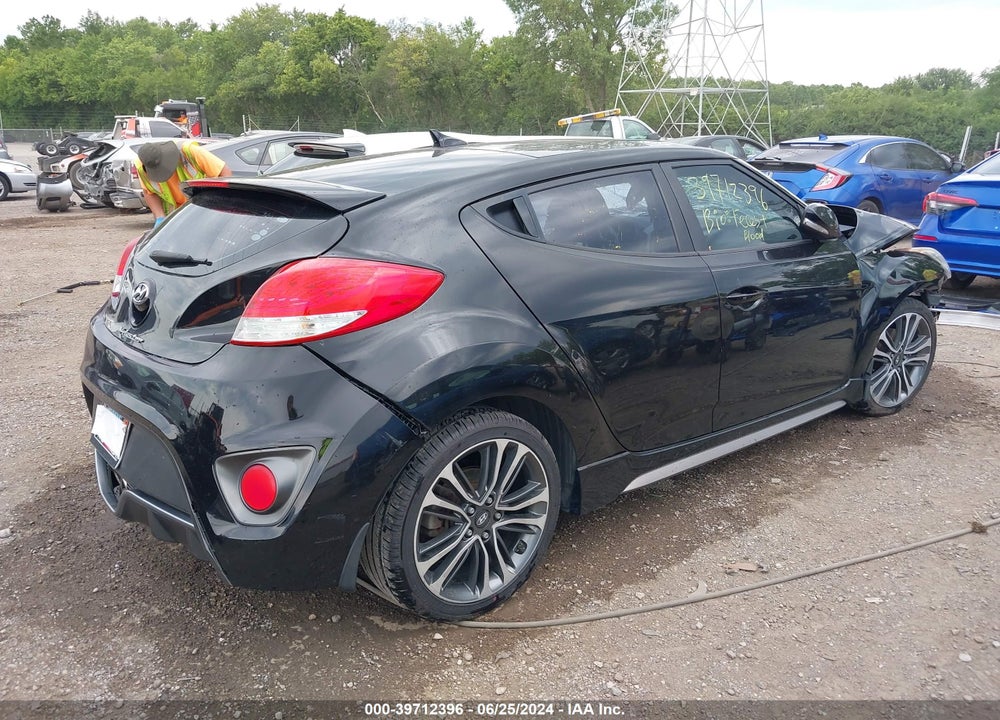 2016 HYUNDAI VELOSTER TURBO VIN: KMHTC6AE4GU249515