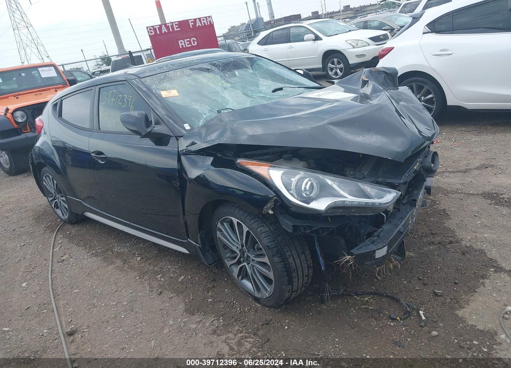 2016 HYUNDAI VELOSTER TURBO VIN: KMHTC6AE4GU249515
