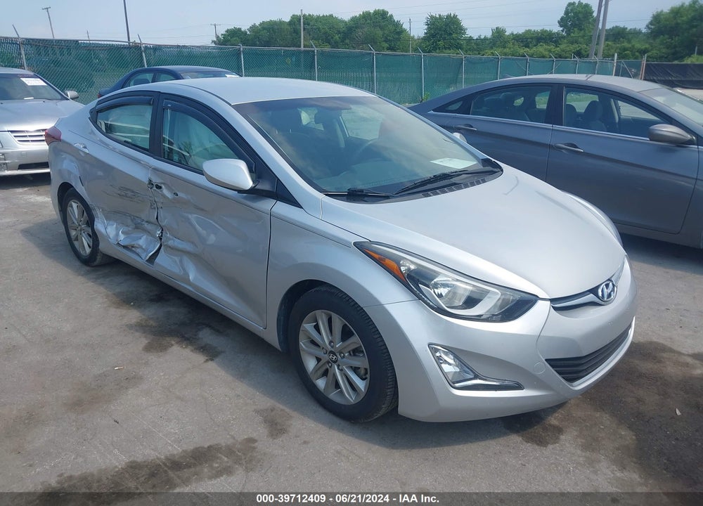 2014 HYUNDAI ELANTRA SE VIN: KMHDH4AE4EU111738