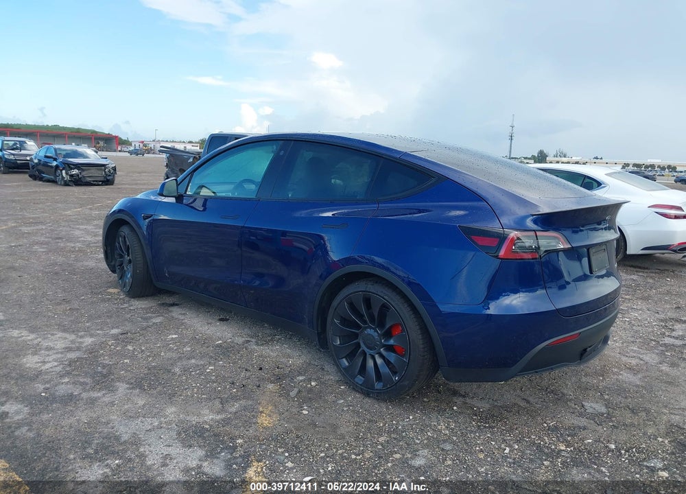 2022 TESLA MODEL Y PERFORMANCE DUAL MOTOR ALL-WHEEL DRIVE VIN: 7SAYGDEFXNF503288
