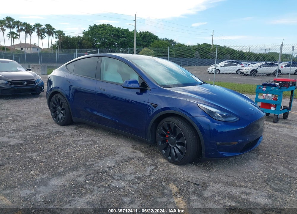 2022 TESLA MODEL Y PERFORMANCE DUAL MOTOR ALL-WHEEL DRIVE VIN: 7SAYGDEFXNF503288
