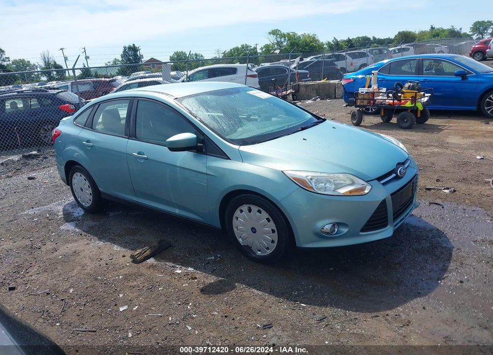 2012 FORD FOCUS SE VIN: 1FAHP3F29CL297478