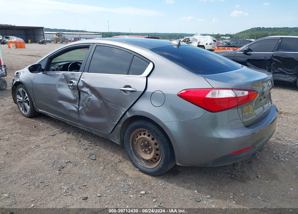 2015 KIA FORTE EX VIN: KNAFX4A83F5333495