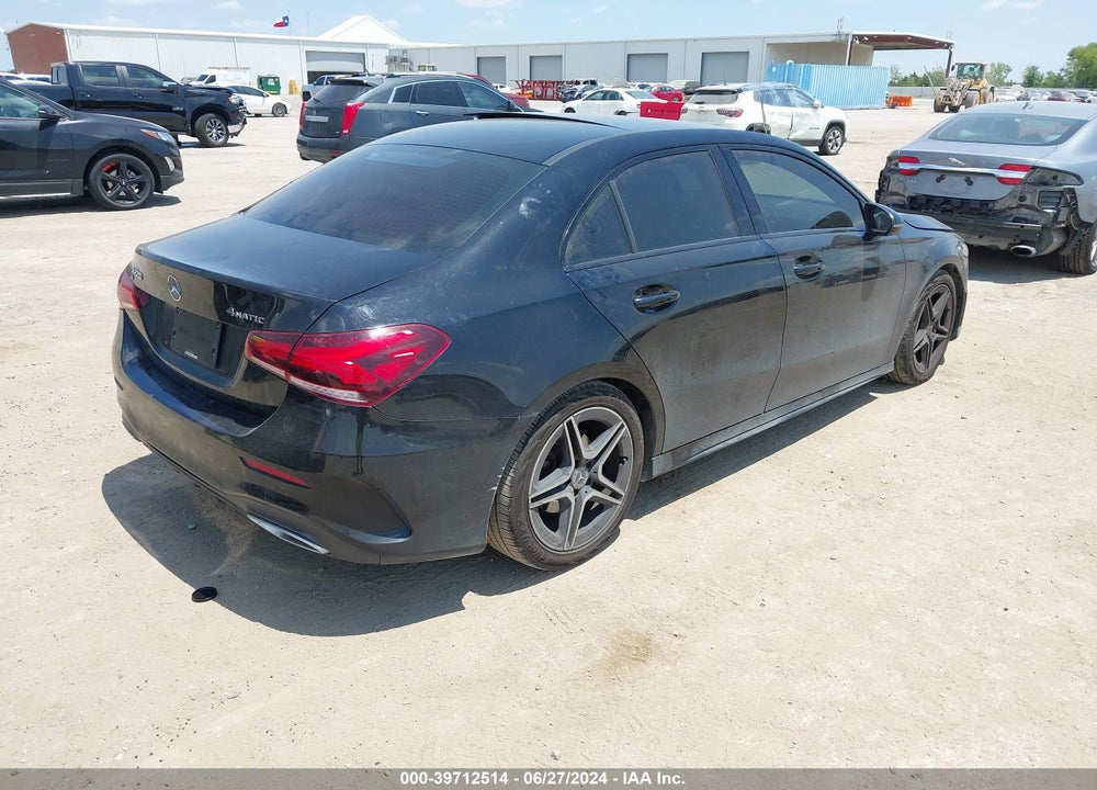 2019 MERCEDES-BENZ A 220 VIN: WDD3G4EB6KW019460