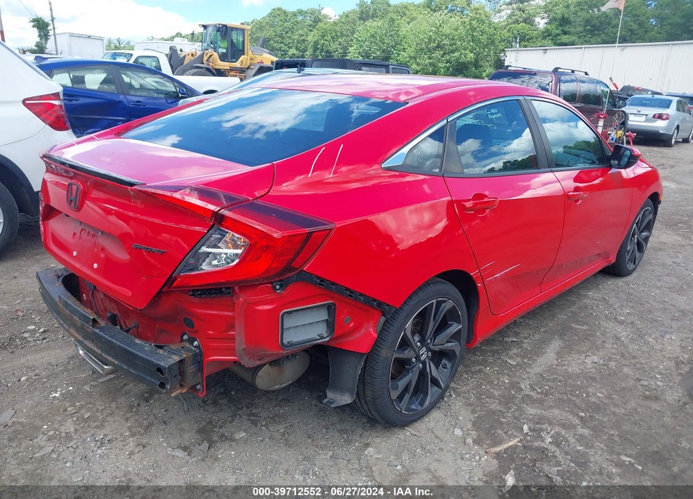 2020 HONDA CIVIC SPORT VIN: 2HGFC2F81LH518226